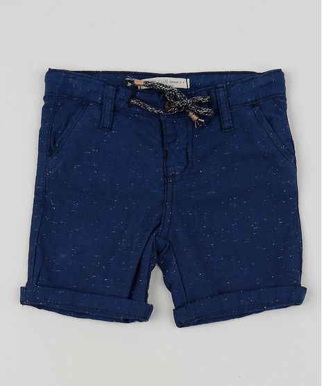 Bermuda-de-Sarja-Infantil-com-Glitter-e-Cadarco-Azul-Marinho-9953492-Azul_Marinho_1