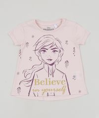 Blusa-Infantil--Believe--Elsa-Frozen-Manga-Curta-Rosa-9960038-Rosa_1