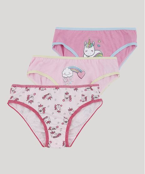 Kit-de-3-Calcinhas-Infantis-Estampadas-Unicornios-Multicor-9946942-Multicor_1