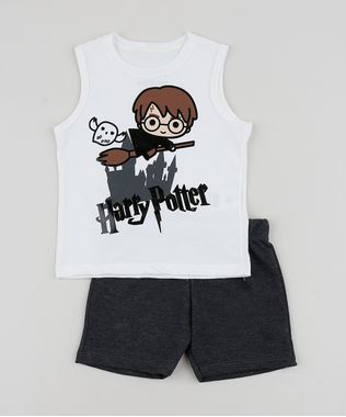 Conjunto-Infantil-de-Regata-Harry-Potter---Bermuda-em-Moletom-Branco-9952697-Branco_1