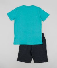 Conjunto-Infantil-de-Camiseta-Hulk-Manga-Curta---Short-de-Moletom-Azul-9954596-Azul_2