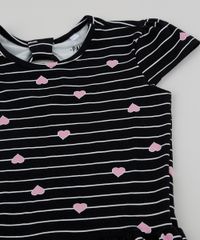 Vestido-Infantil-Estampado-Listrado-com-Coracoes-Manga-Curta-Preto-9961593-Preto_4