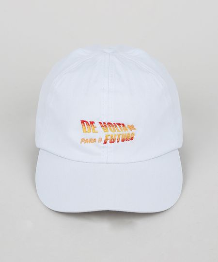 Bone-Masculino-de-Sarja--De-Volta-para-o-Futuro--Aba-Curva-Branco-9961890-Branco_1 Bone-Masculino-de-Sarja--De-Volta-para-o-Futuro--Aba-Curva-Branco-9961890-Branco_1