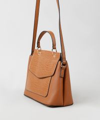 Bolsa-Feminina-Transversal-Media-com-Lapela-Croco-e-Alca-de-Mao-Caramelo-9845704-Caramelo_2