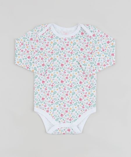 Body-Infantil-Estampada-Floral-Manga-Longa-Branco-9845108-Branco_1 Body-Infantil-Estampada-Floral-Manga-Longa-Branco-9845108-Branco_1
