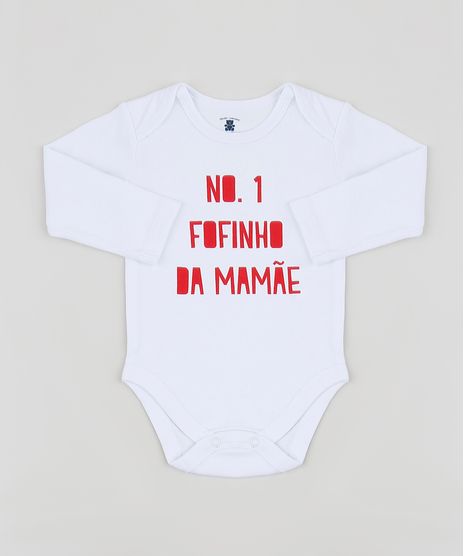 Body-Infantil--N-1-Fofinho-da-Mamae--Manga-Longa-Branco-9842927-Branco_1