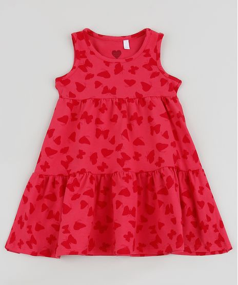 Vestido-Infantil-Estampado-de-Borboletas-Sem-Manga-Pink-9954173-Pink_1