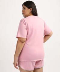 Pijama-Feminino-Plus-Size-Blusa-Manga-Curta-Decote-Redondo-Rosa-9958325-Rosa_2