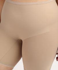 Bermuda-Slim-Feminina-Dilady-Plus-Size-Cintura-Alta-em-Microfibra-Bege-9961156-Bege_4