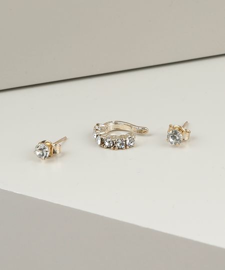 Brinco-Feminino---Piercing-Folheados-com-Strass-Dourado-9883562-Dourado_2