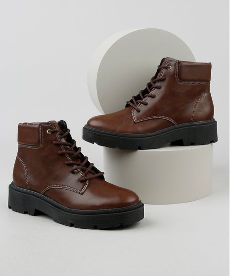 Bota-Coturno-Feminina-Beira-Rio-Cano-Curto-Tratorada-Marrom-9936661-Marrom_1