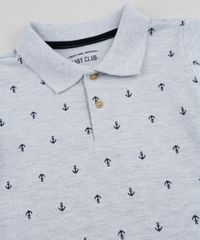 Polo-em-Piquet-Infantil-Estampada-de-Ancoras-Manga-Curta-Cinza-Mescla-9947842-Cinza_Mescla_4