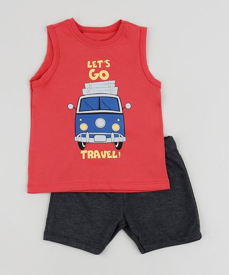 Conjunto-Infantil-Regata--Let-s-Go--Manga-Curta---Short--Cinza-Mescla-Escuro-9952699-Cinza_Mescla_Escuro_1