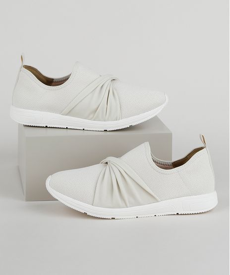 Tenis-Slip-On-Feminino-Bebece-Knit-com-No-Branco-9958459-Branco_1