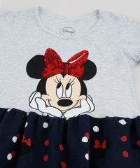Vestido-Infantil-Minnie-Manga-Curta-Cinza-Mescla-Claro-9913803-Cinza_Mescla_Claro_3