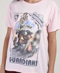 Blusa-Feminina-Guardioes-da-Galaxia-Manga-Curta-Decote-Redondo-Rosa-Claro-9948273-Rosa_Claro_1_4