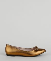 Sapatilha-Feminina-Metalizada-Bico-Fino-com-Laco-Dourada-9949337-Dourado_2