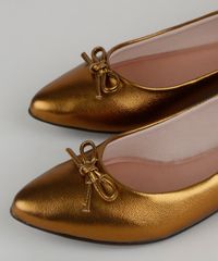 Sapatilha-Feminina-Metalizada-Bico-Fino-com-Laco-Dourada-9949337-Dourado_3
