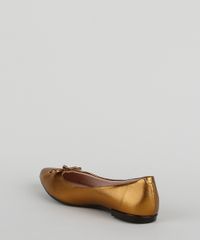 Sapatilha-Feminina-Metalizada-Bico-Fino-com-Laco-Dourada-9949337-Dourado_4
