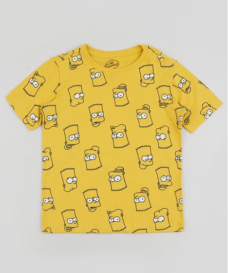 camisa estampada simpsons