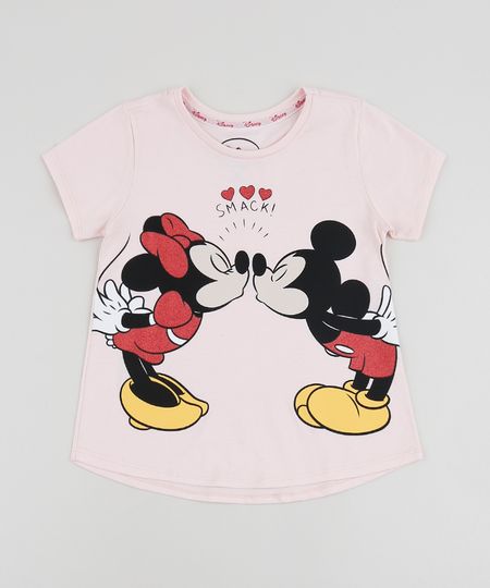 Blusa-Infantil-Mickey-e-Minnie-Manga-Curta-Rosa-9953533-Rosa_1