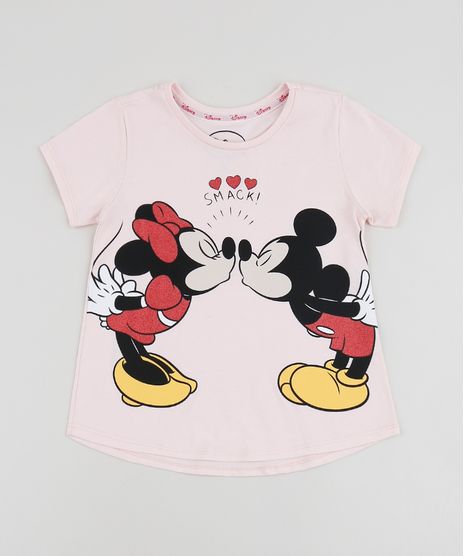 Blusa-Infantil-Mickey-e-Minnie-Manga-Curta-Rosa-9953533-Rosa_1
