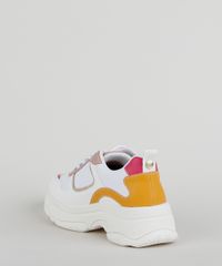 Tenis-Feminino-Bebece-com-Recortes-Coloridos-Branco-9958443-Branco_4