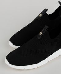 Tenis-Feminino-Bebece-Knit-Esportivo-com-Detalhe-Metalizado-Preto-9958447-Preto_3
