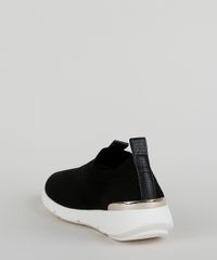 Tenis-Feminino-Bebece-Knit-Esportivo-com-Detalhe-Metalizado-Preto-9958447-Preto_4