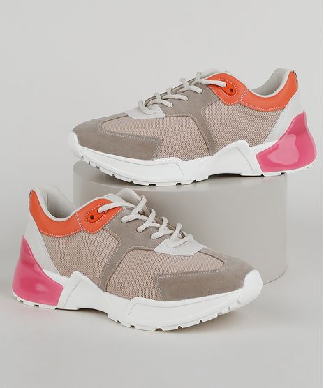 Tenis-Feminino-Bebece-com-Recortes-Coloridos-Rose-9958453-Rose_1