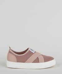 Tenis-Feminino-Bebece-Knit-Esportivo-com-Elastico-Cruzado-Rose-9958455-Rose_2