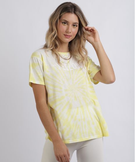 Blusa-Feminina-Estampada-Tie-Dye--Yellow--Manga-Curta-Decote-Redondo-Amarela-9952286-Amarelo_1