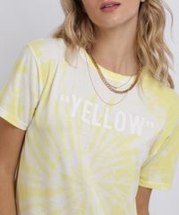 Blusa-Feminina-Estampada-Tie-Dye--Yellow--Manga-Curta-Decote-Redondo-Amarela-9952286-Amarelo_4