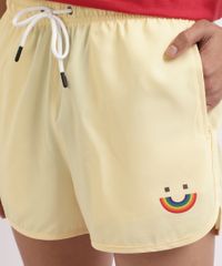 Short-Masculino-Running-Sorriso-de-Arco-Iris-Cintura-Alta-Amarela-9959894-Amarelo_4