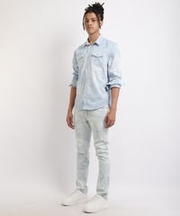 Camisa-Jeans-Masculina-Comfort-Estampada-Tie-Dye-Manga-Longa-Azul-9958647-Azul_3