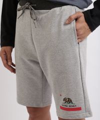 Bermuda-de-Moletom-Masculina-Estampada---California--Cinza-9957266-Cinza_4