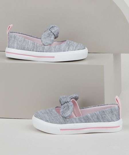 Sapatilha-Infantil-Baby-Club-com-Laco-Cinza-Mescla-9959589-Cinza_Mescla_1