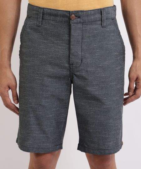 Bermuda-de-Sarja-Texturizada-Masculina-Chino-Reta-com-Bolsos-Azul-9953583-Azul_1