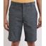 Bermuda-de-Sarja-Texturizada-Masculina-Chino-Reta-com-Bolsos-Azul-9953583-Azul_1