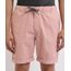 Bermuda-de-Sarja-Masculina-Reta-com-Cordao-Rosa-9957207-Rosa_1