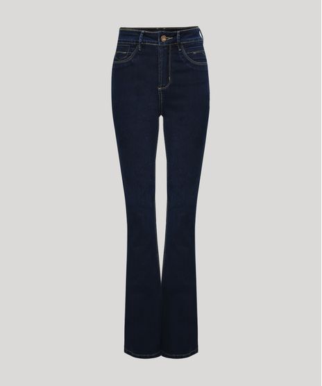 Calca-Jeans-Feminina-Sawary-Boot-Cut-Push-up-Cintura-Alta-Azul-Escuro-9963071-Azul_Escuro_1