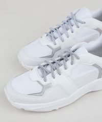 Tenis-Masculino-Oneself-Sneaker-Chunky-com-Recortes-Branco-9958486-Branco_3