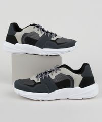 Tenis-Masculino-Oneself-Sneaker-Chunky-com-Recortes-Chumbo-9958487-Chumbo_1