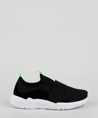 Tenis-em-Neoprene-Masculino-Oneself-Knit-Esportivo-com-Elastico-Preto-9958489-Preto_2