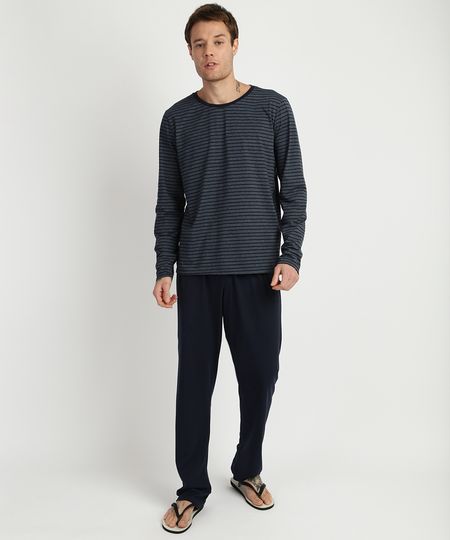 Pijama-Masculino-Camiseta-Estampada-Listrada-Manga-Longa-Gola-Careca-Azul-Marinho-9958037-Azul_Marinho_1