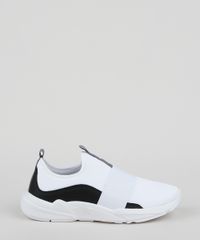 Tenis-em-Neoprene-Masculino-Oneself-Knit-Esportivo-com-Elastico-Branco-9958488-Branco_2