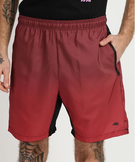 Bermuda-Masculina-Esportiva-Ace-Estampado-Degrade-com-Bolsos-Vinho-9958210-Vinho_1