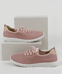 Tenis-Feminino-Bebece-Knit-Esportivo-Texturizado-Rosa-9958445-Rosa_1