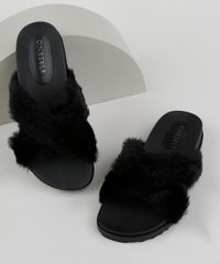 Rasteirinha-em-Pelo-Feminina-Oneself-com-Tiras-Cruzadas-Preta-9962429-Preto_1