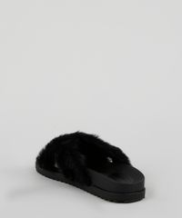 Rasteirinha-em-Pelo-Feminina-Oneself-com-Tiras-Cruzadas-Preta-9962429-Preto_4